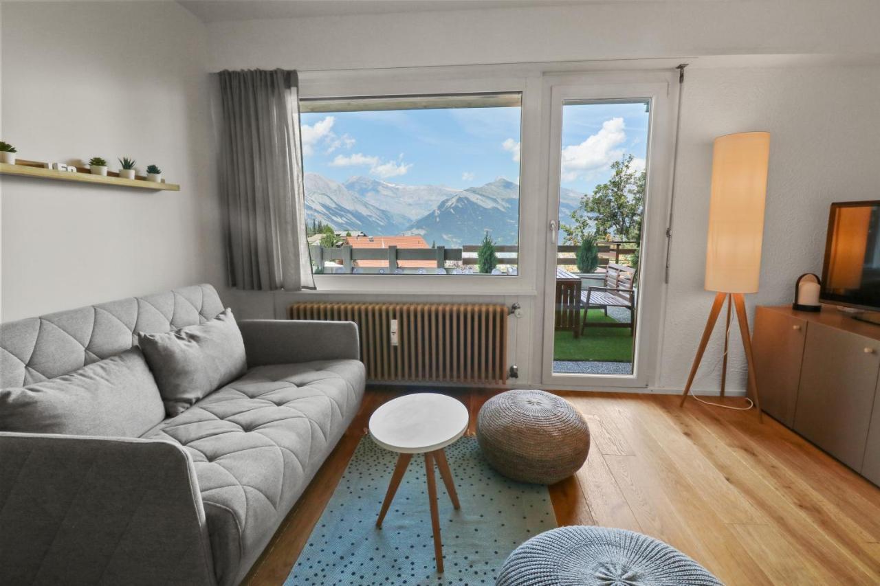 Superbe Appartement Avec Piscine Nendaz Exterior photo