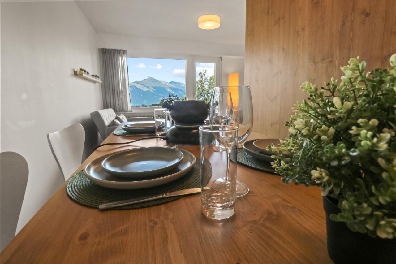 Superbe Appartement Avec Piscine Nendaz Exterior photo
